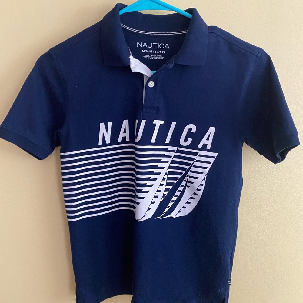 NWOT BUNDLE 2 Nautica Boys Navy/Red Polo Shirts  Classic Design PRICED FOR BOTH - Picture 12 of 14